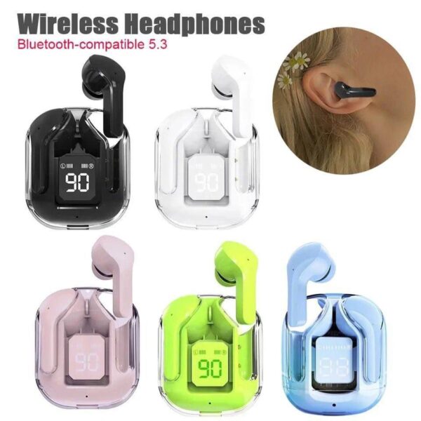 Air 31 Transparent Digital Earbuds with Box Packing - Image 2